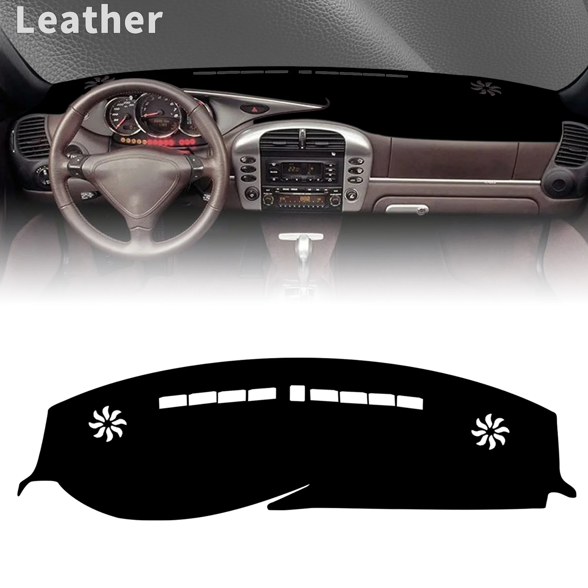 for Porsche Boxster 986 1996 1997 1998 1999-2004 Car Dashboard Cover Dashmat Non‑Slip Protective Dash Mat Pad Auto Accessories