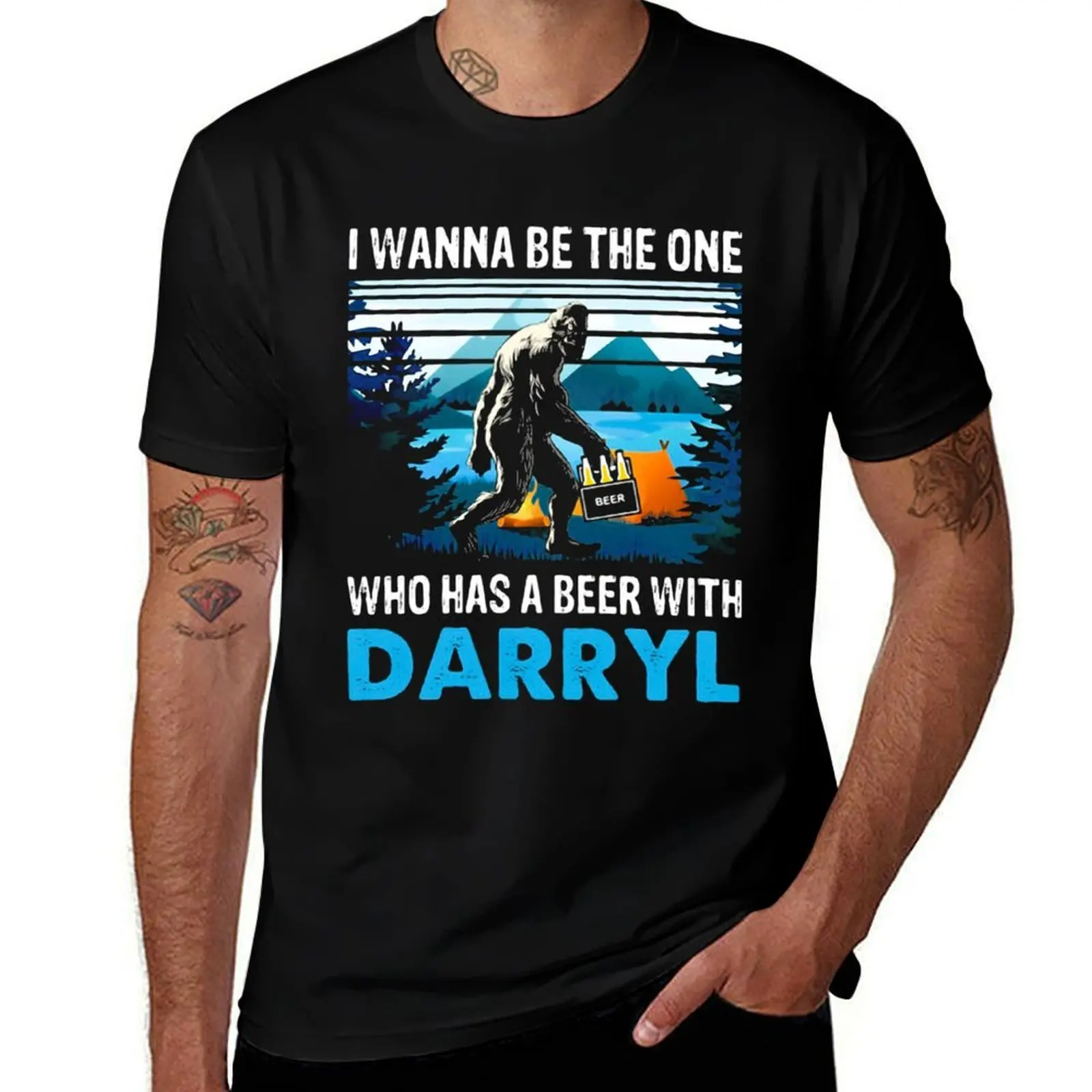 

T-Shirt for DARRYL shirt WITH man t t shirt BEER t shirt designer personalised man BIGFOOT