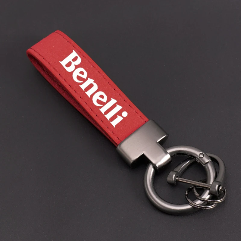 Leather Suede Motorcycle Keychain For Benelli 502c TRK 702 502 702X 502x 251 Leoncino BJ 500 800 250 TNT 125 300 600 BN300 BN600