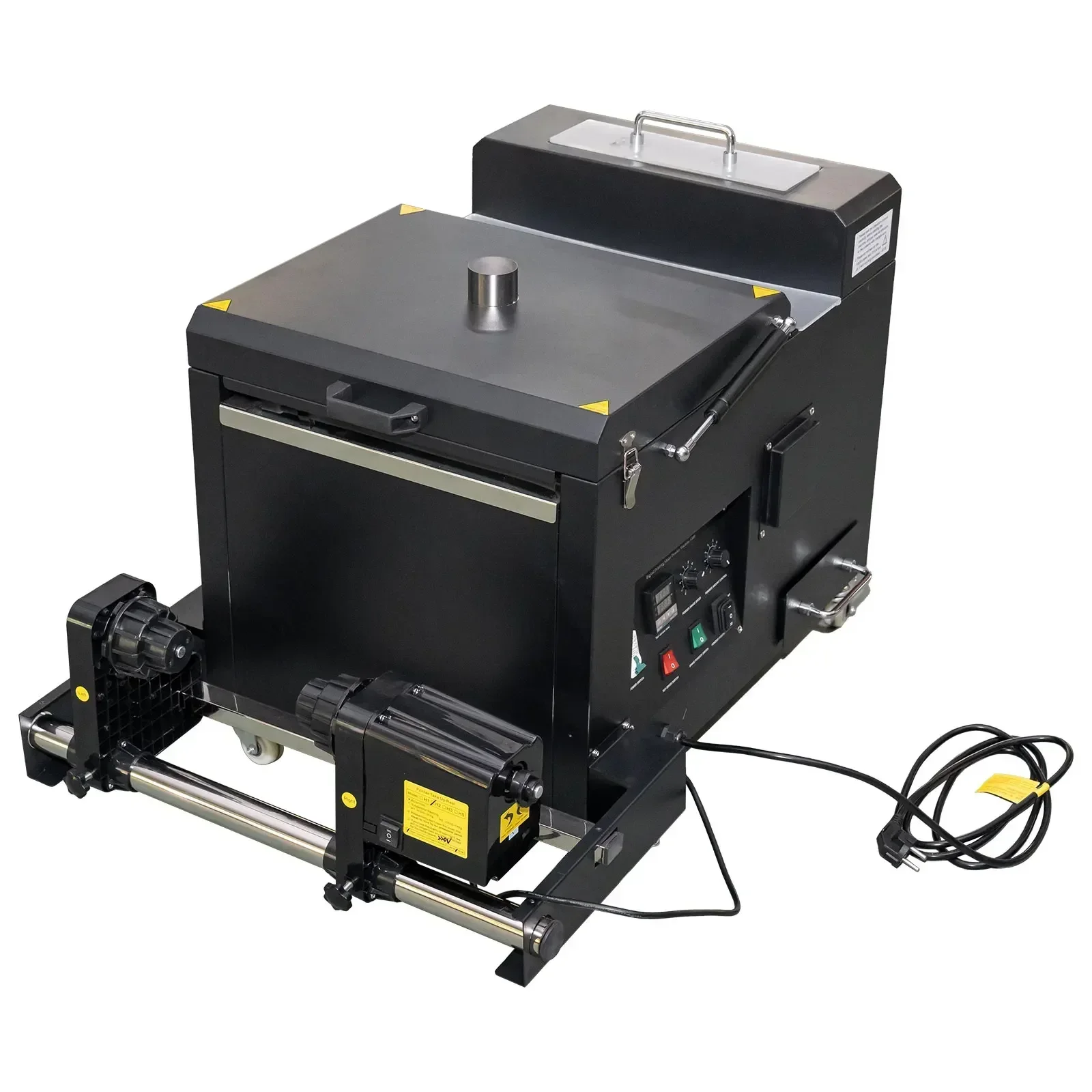 

US Stock 13.4in (34cm) Automatic Adhesive Black DTF Powder Shaker and Dryer DTF Shaking Machine for T-shirt Transfer Printing