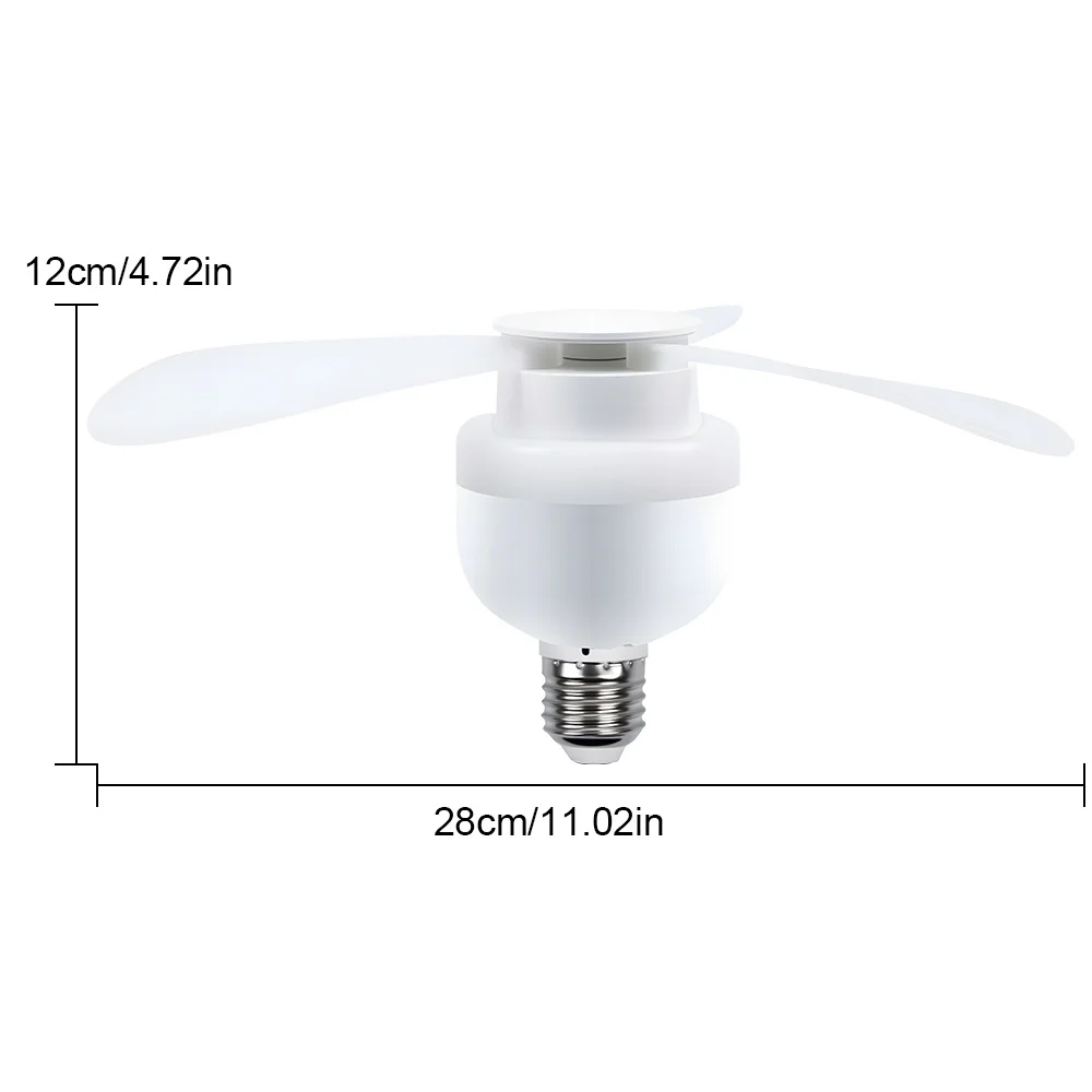 15W Ceiling Fan Lights LED Fan Light E27 Base Suitable for Living Room Kitchen Study Garage