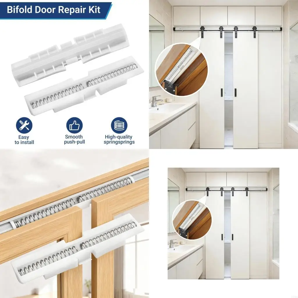 

Heavy Type Iron Double Folding Sliding Door Track Supports High Loads Safely