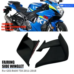 For Suzuki GSX-R600 GSX-R750 motorcycle fairing fixed wing aerodynamics ultra light wing ailerons gsxr600 gsxr750 2011-2018