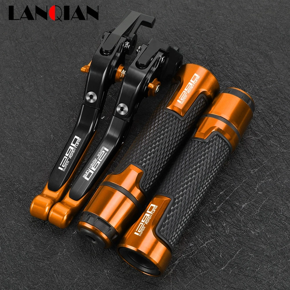 

FOR 1290 Super Adventure R S T 1290 Motorcycle Folding Extendable Adjustable Brake Clutch Levers Handlebar Hand Grips Ends