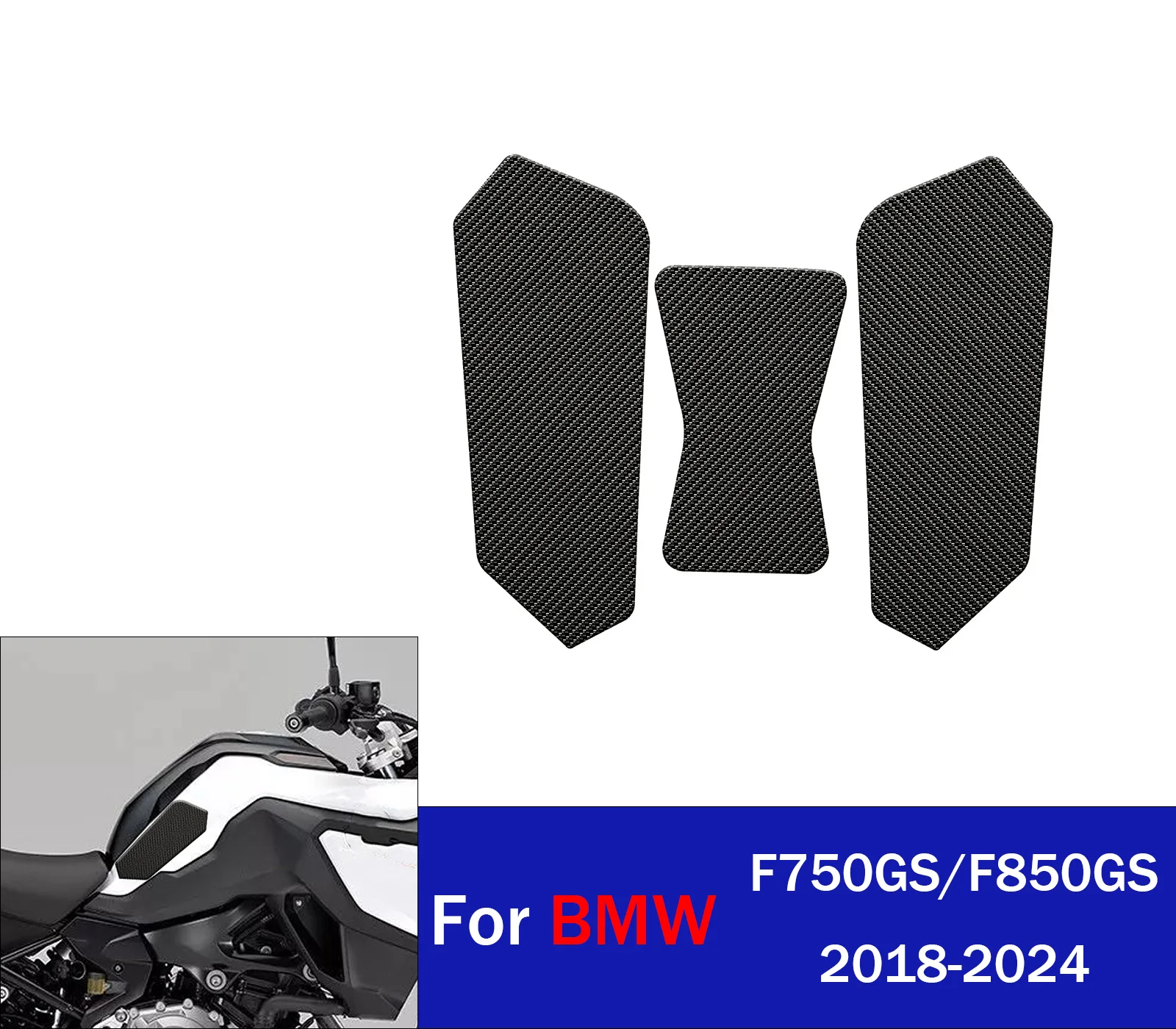 

For F750GS F850GS Anti Slip Fuel Tank Stickers Gas Cap Oil Protect Pad ForBMW F750GS 850GS 2018-2024 2023 Motorcycle Accessories