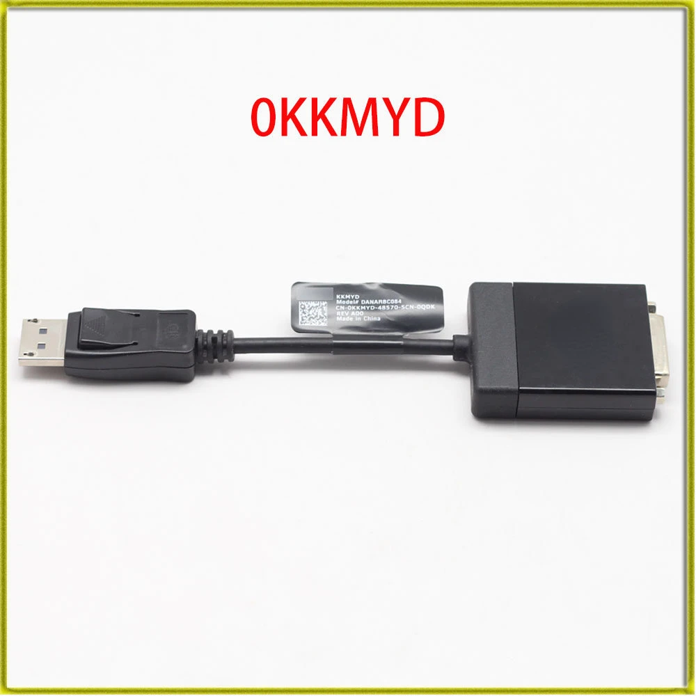 

1pcs New DP To DVI Monitor AV Video Adapter Cable for Dell 0KKMYD KKMYD