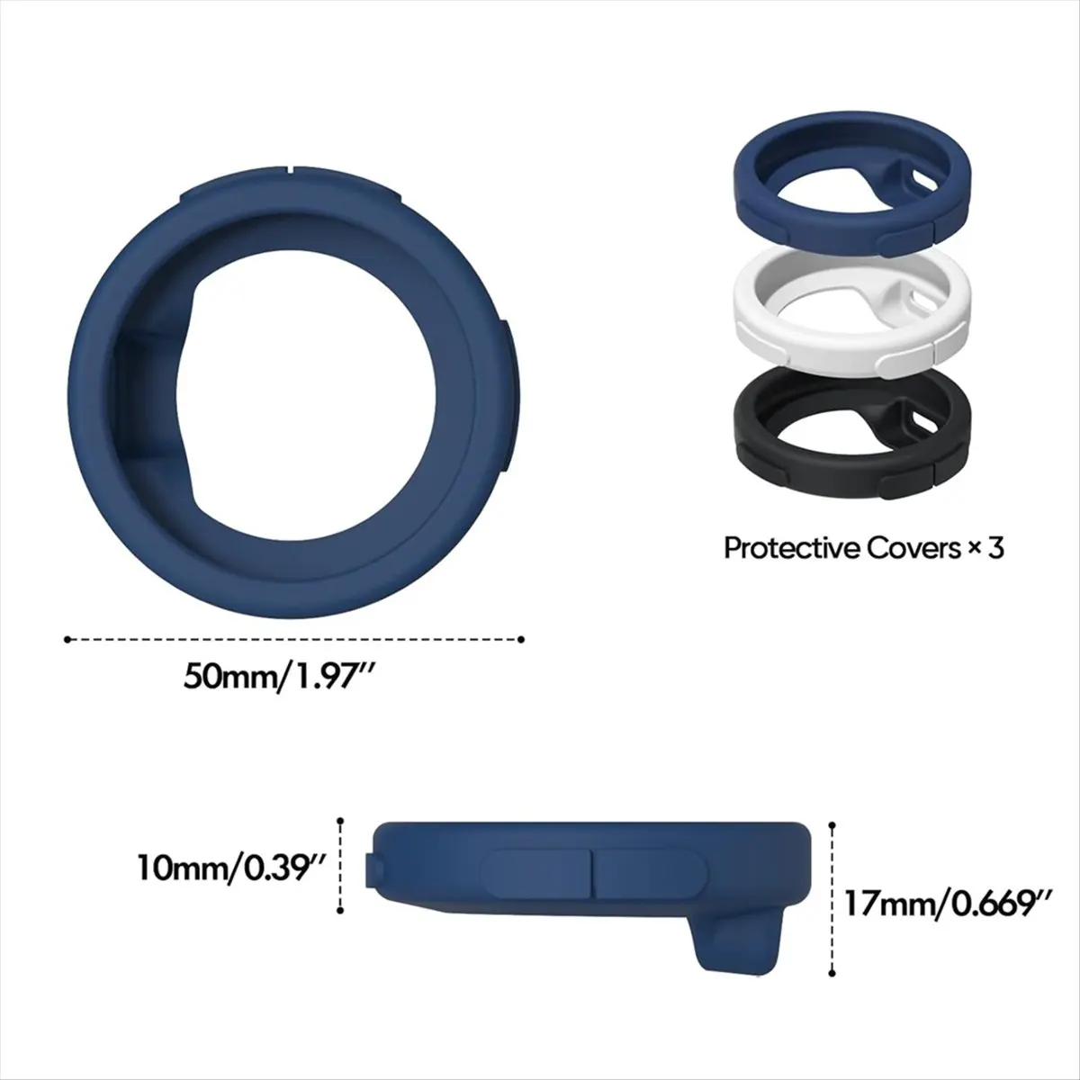 a94z]-pacote-com-3-capas-protetoras-de-silicone-para-core-500-™-estetoscopio-digital-design-de-plugue-a-prova-de-poeira-que-previne-a-entrada-de-poeira