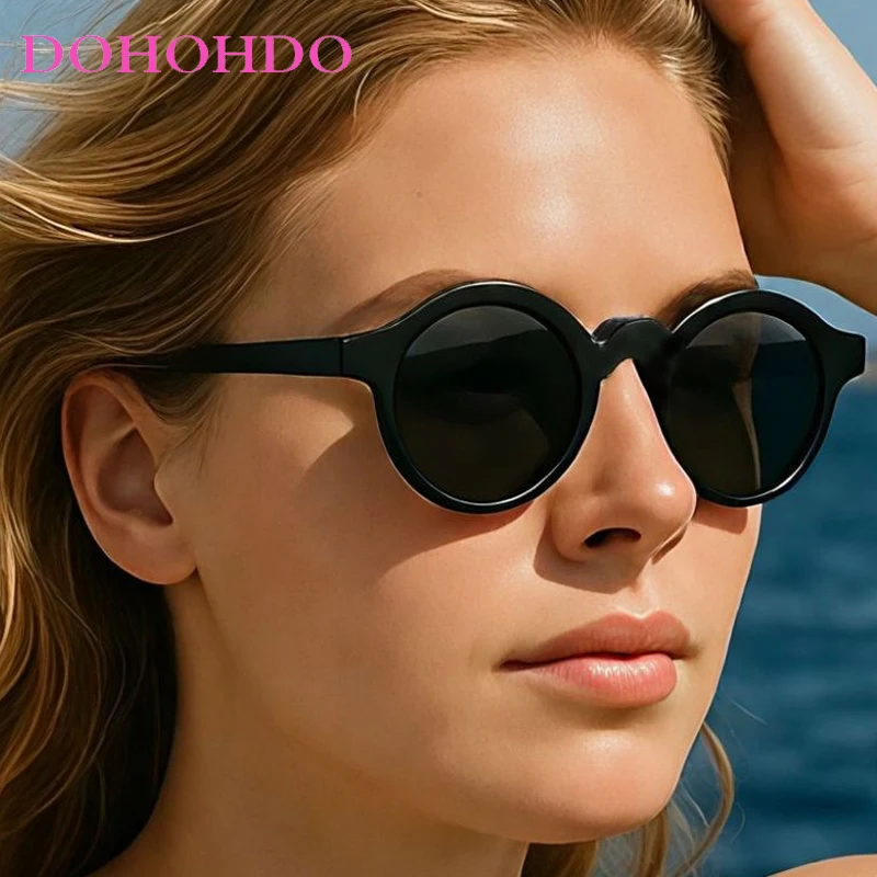 

Popular Small Round Frame Women's Sunglasses Brand Designer Men Sunglass Outdoor Drive Travel Shade Eyewear Ladies Lentes UV400