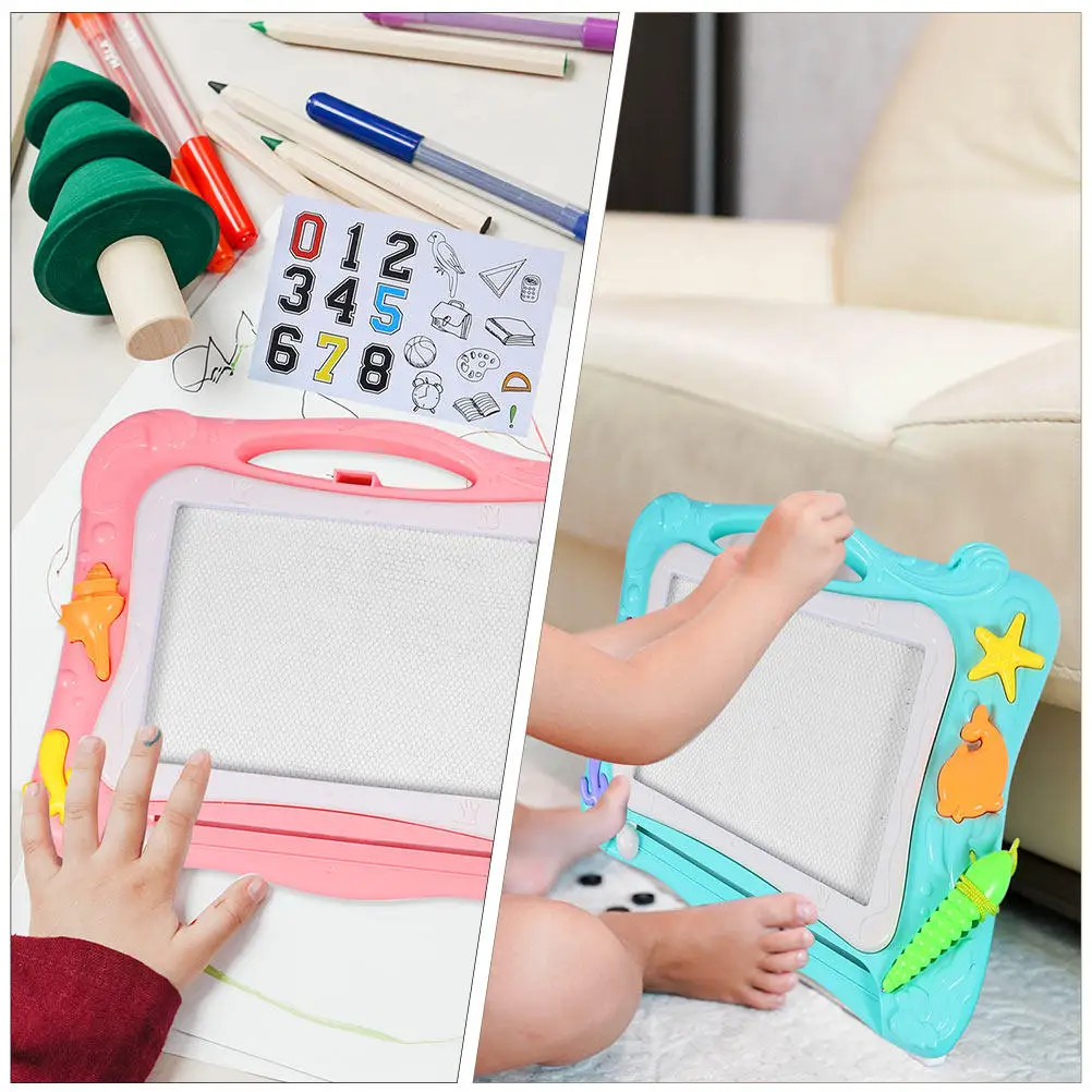 

2 шт. магнитные доски для письма, детские развивающие доски для рисования, с тонкой полированной безопасной поверхностью для взаимодействия родителей и детей