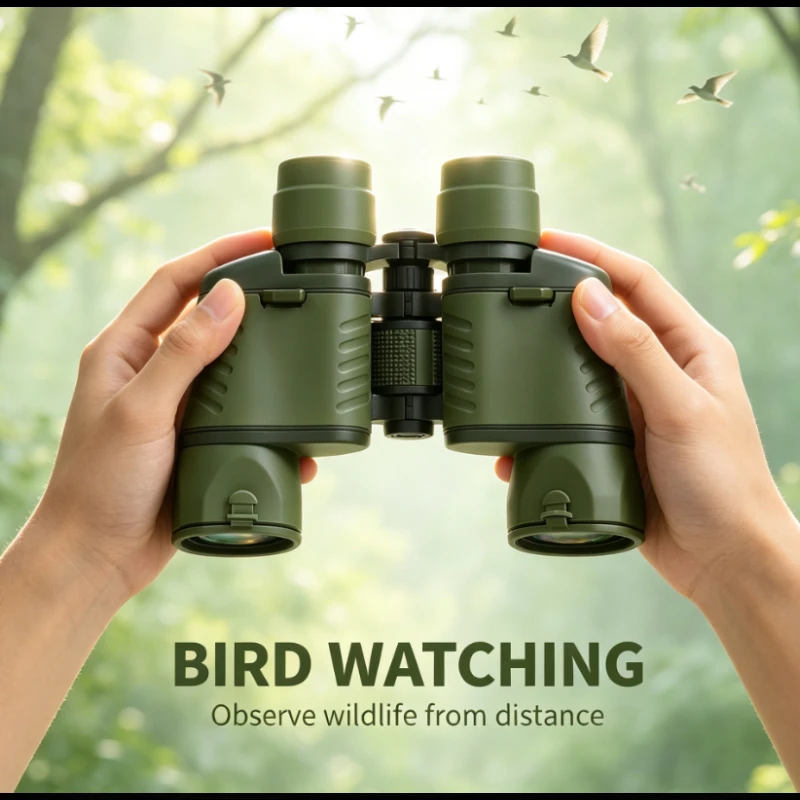 99 Style Military Green Binoculars High Power HD Ranging Low Light Night Vision Portable Outdoor Telescope