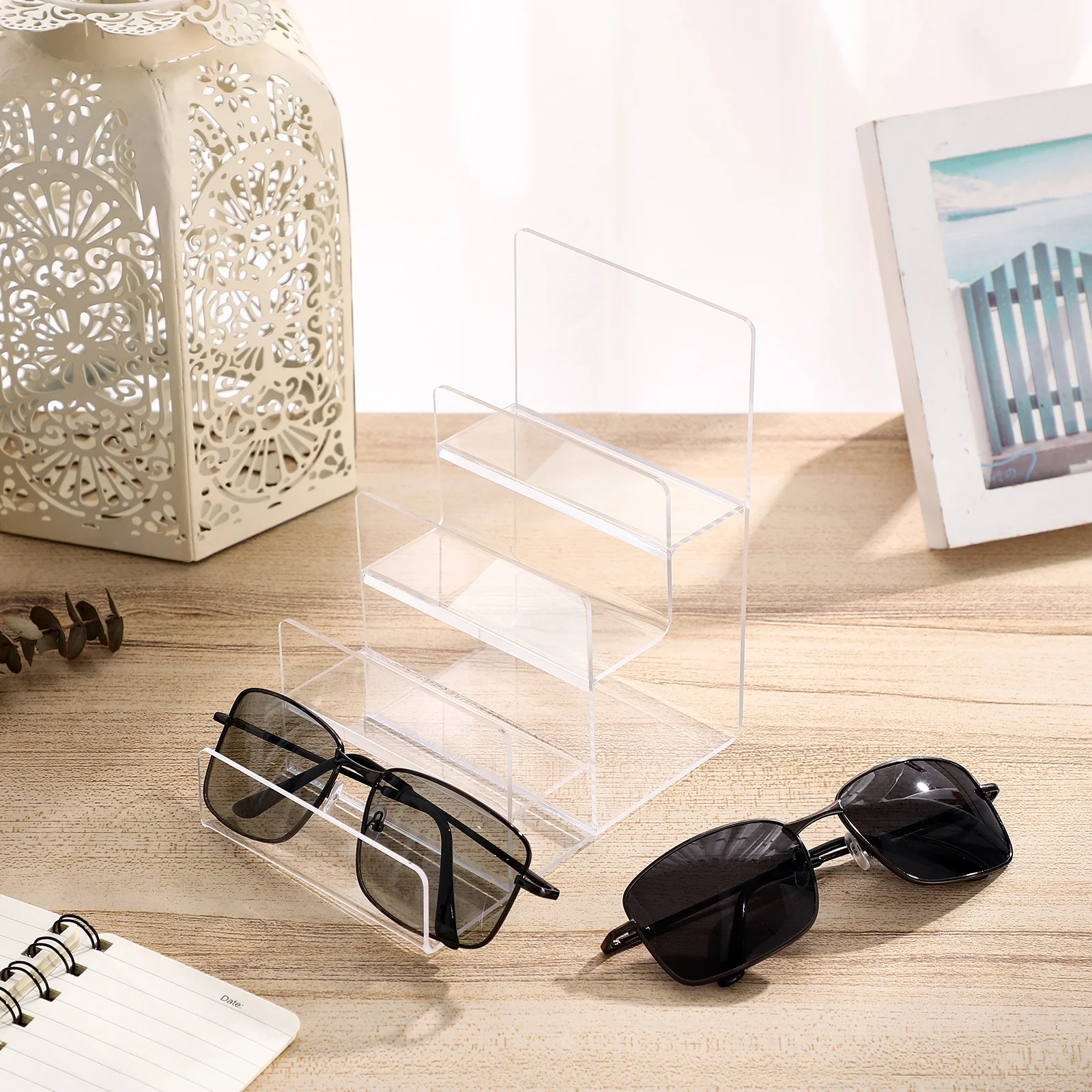 

Premium Acrylic Display Stand Multi-Layer for Wallet Purse Jewelry Storage Transparent Shelf Acrylic Storage Rack