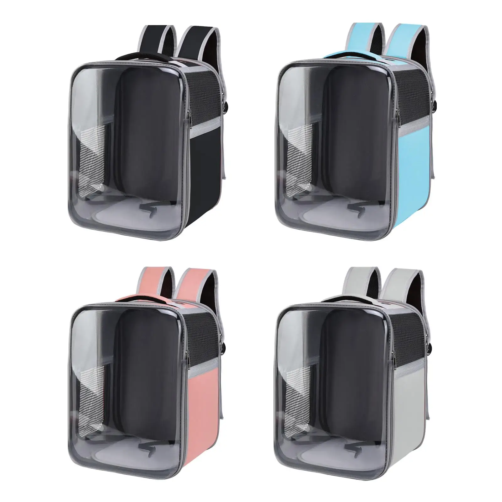 Cat Carrier Backpack Dog Travel Backpack Bag Portable Clear Front Foldable for