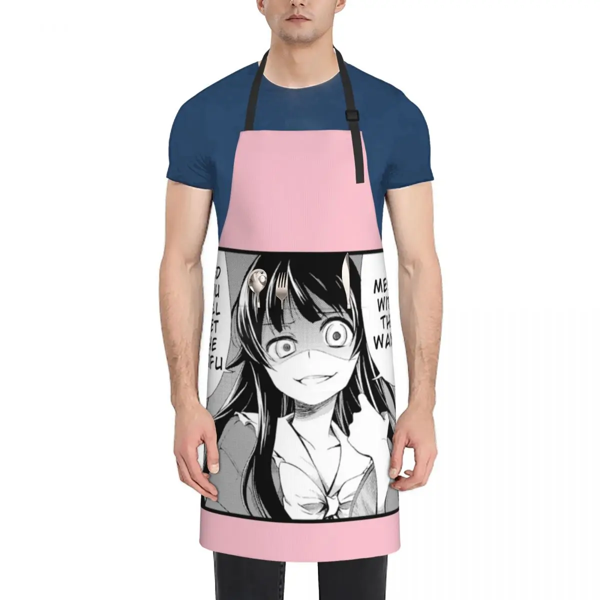 

Mess With The Waifu You Will Get The Knifu Apron work gowns for women cleaning Woman Work Apron