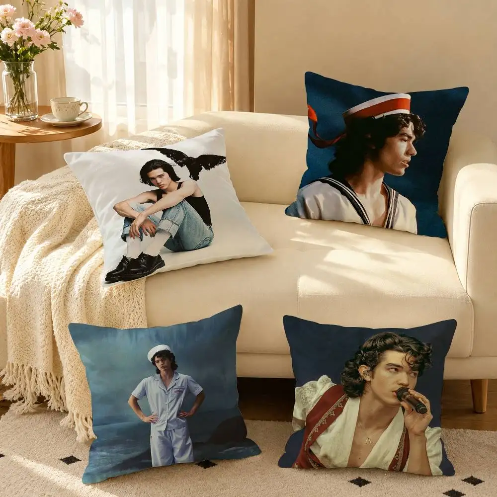 pop singer C-Conan G-Gray  Square Double-Sided printed Pillow Case Bedroom Bedside Pillow Sofa Cushion Cover