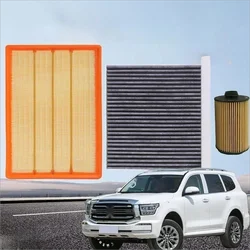 1109108XGW04A Air Filter 8104430XKV3AA Cabin Air Filter 1017100XEZ01 Oil Filter For Great Wall Tank 500 3.0T 2021-2023