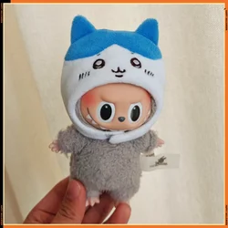 17cm Mini Plush Doll'S Clothes Outfit Accessories For Korea Kpop Exo Labubu Idol overalls pants set Macaron doll Clothing Gift