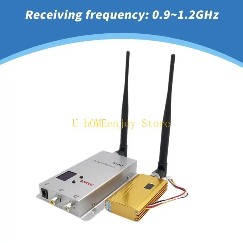 B0KF 1.2Ghz 1.5W High Power Wireless Video Transmitters Receiver For FPV Long Ranges Fixed Wing
