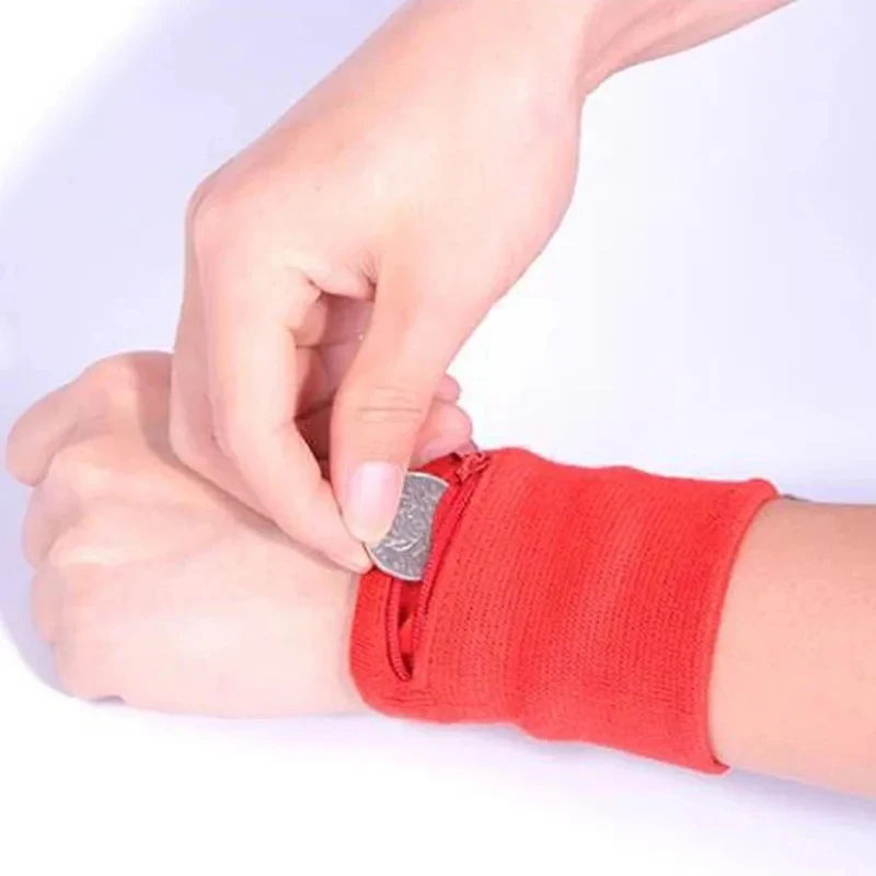 Zipper Sports Armband Wrist Bag, Portable Running Wallet Pouch for Phone Keys Cards, Gym Fitness Cycling Storage Arm Bag