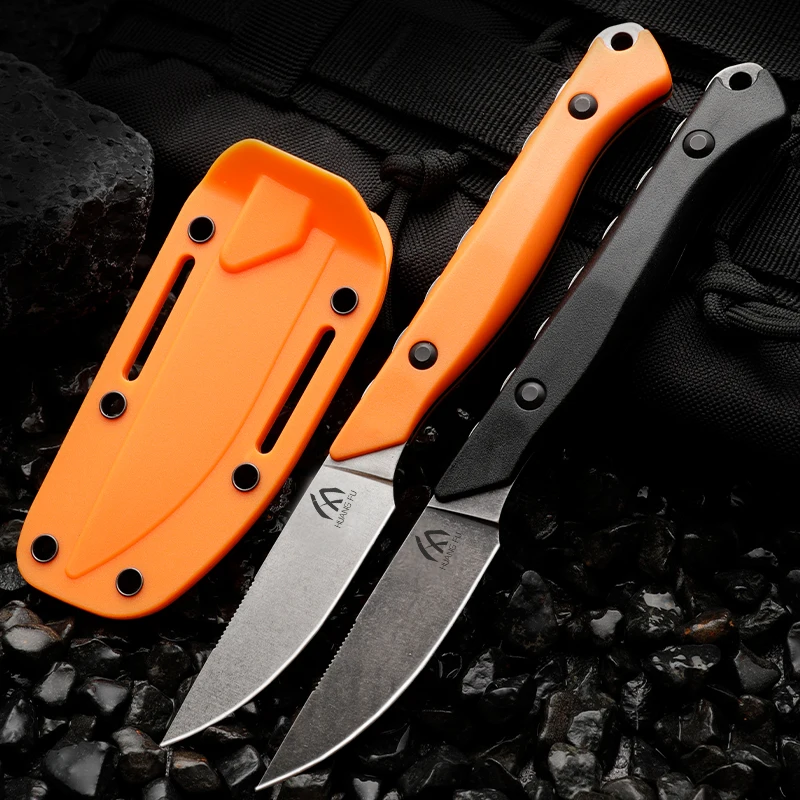 High quality CPM-154 steel outdoor knife hiking camping self-defense knife fixed blade rescue fighting knife Bowie knives knife