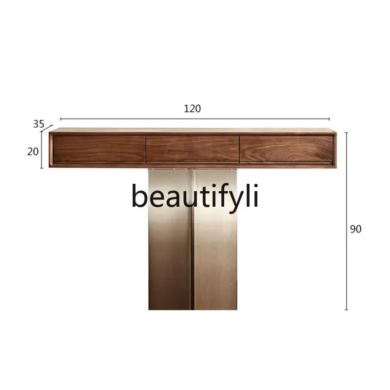 G North American black walnut porch cabinet acrylic tall locker solid wood porch cabinet