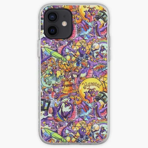 The Original Figment Collage Iphone Toug  Phone Case Customizable for iPhone X XS XR Max 6 6S 7 8 Plus 11 12 13 14 Pro Max Mini