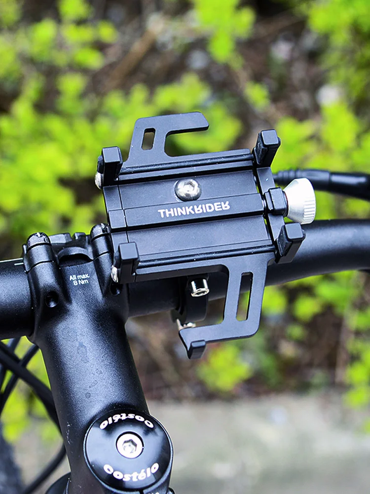 AliExpress ThinkRider Phone Holder Motorcycle Electric Bicycle Smartphone CNC Aluminum Alloy Bracket Five Claws Mechanical Bike Accessories