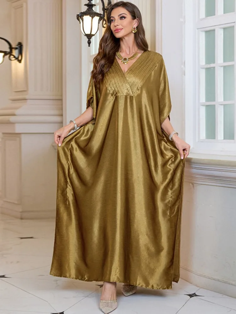 

Summer Cover Ups Women Swimsuit 3/4 Sleeve Robes Bathing Suit 2026 New Print Beach Holiday Solid Color Maxi Dresses Cover-Up