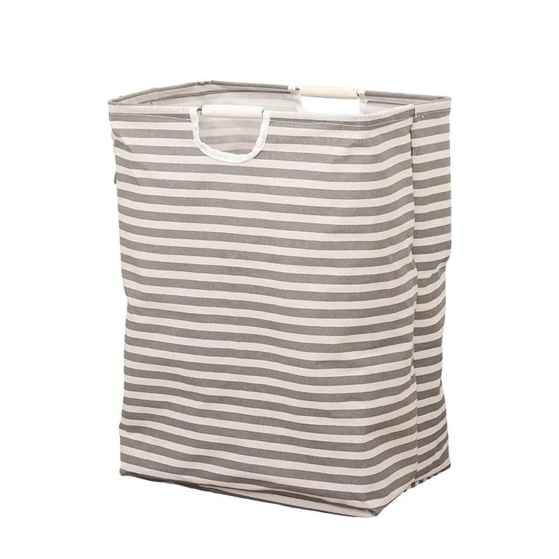 

A Portable Foldable Fabric Waterproof Bathroom Storage Basket For Dirty Clothes