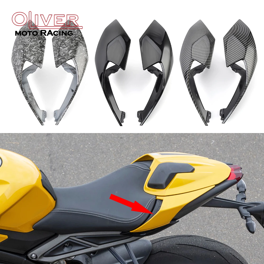 

For Triumph Street Triple 765 R RS 2020 - 2025 2021 2022 2023 2024 Motorcycle Rear Passenger Seat Cover Side Panel Fairing Cowl