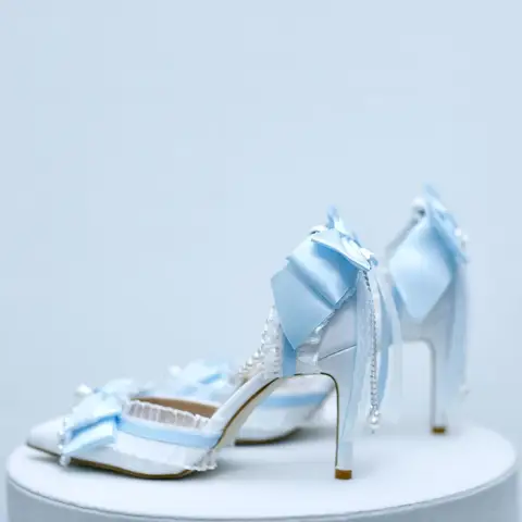 12 best sales नीली ऊँची एड़ी - №4