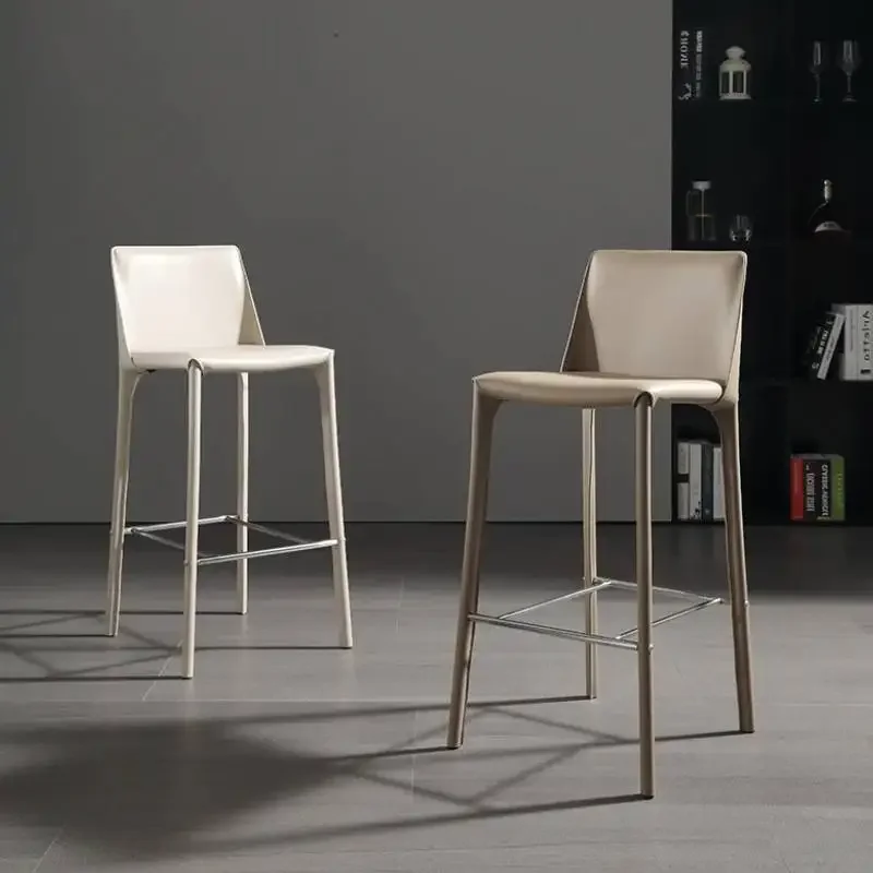 

Commercial Luxury Bar Stools Beige Black Gray Brown Cheap Bar Stools High Counter Breakfast Barhocker High End Furniture