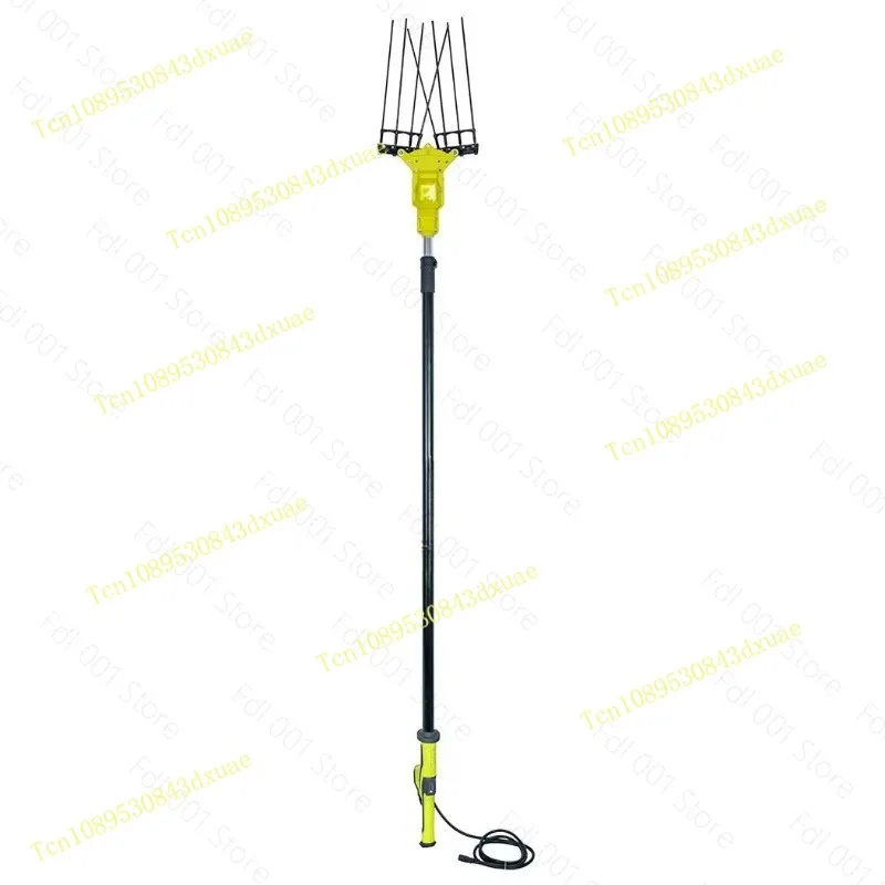 Telescopic Long Handle Electric Fruit Shaker Picker Portable Garden Harvest Tool for Olive Walnut Berry Fruit Collecting Work