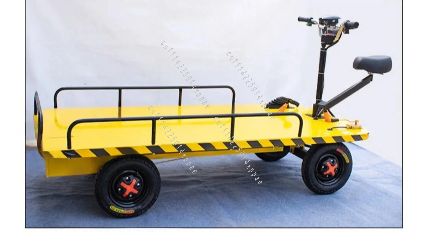 Construction Site Tricycle Electric  Truck Four-wheel Trolley Can Ride Upside Down To Transport Heavy Loads and Pull Goods