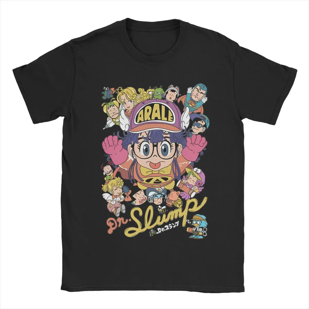 Men\'s Arale Dr.Slump T Shirt Cotton Clothing Fun Short Sleeve O Neck Tees Original T-Shirts