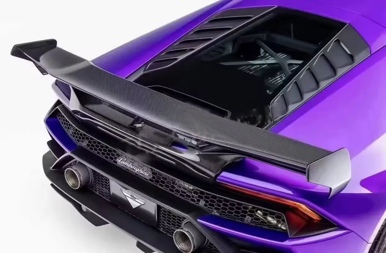 سبويلر خلفي للسيارة من ألياف الكربون الجافة Vorstein STO لسيارة لامبورغيني هوراكان LP580 LP610 EVO