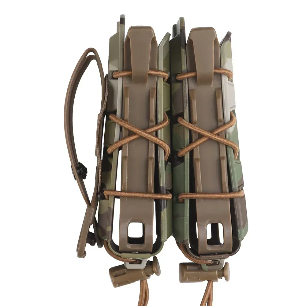 5.56/7.62 حزمة ماج مزدوجة لجميع التضاريس مادة نايلون متعددة الألوان للدعم التكتيكي تناسب GL 17 Beretta M9 Colt 1911 #4