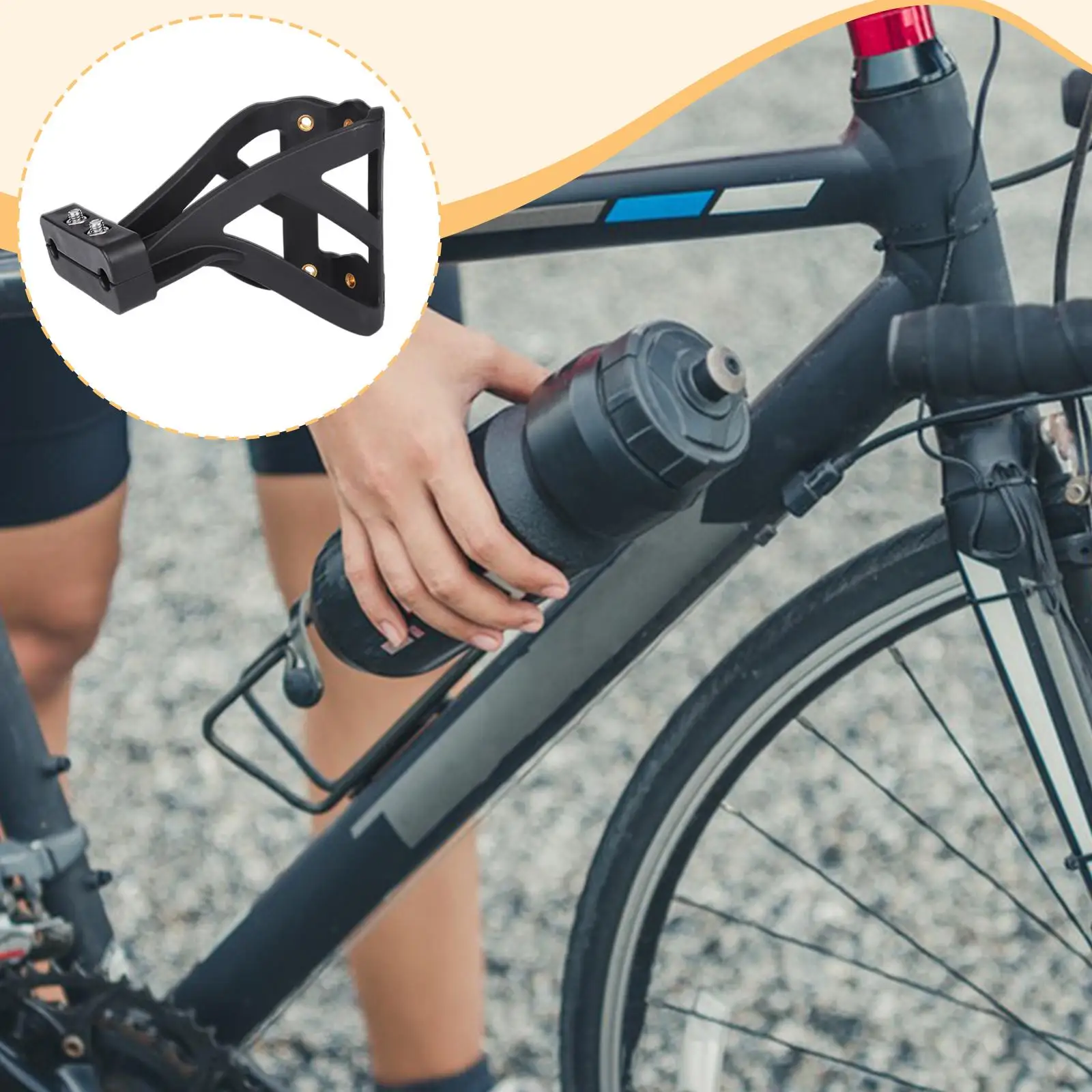 حامل زجاجة مياه للدراجة، قفص زجاجة الدراجة خفيف الوزن وعالي الأداء يحل محل ملحق حامل أكواب الدراجة الاحترافي #2
