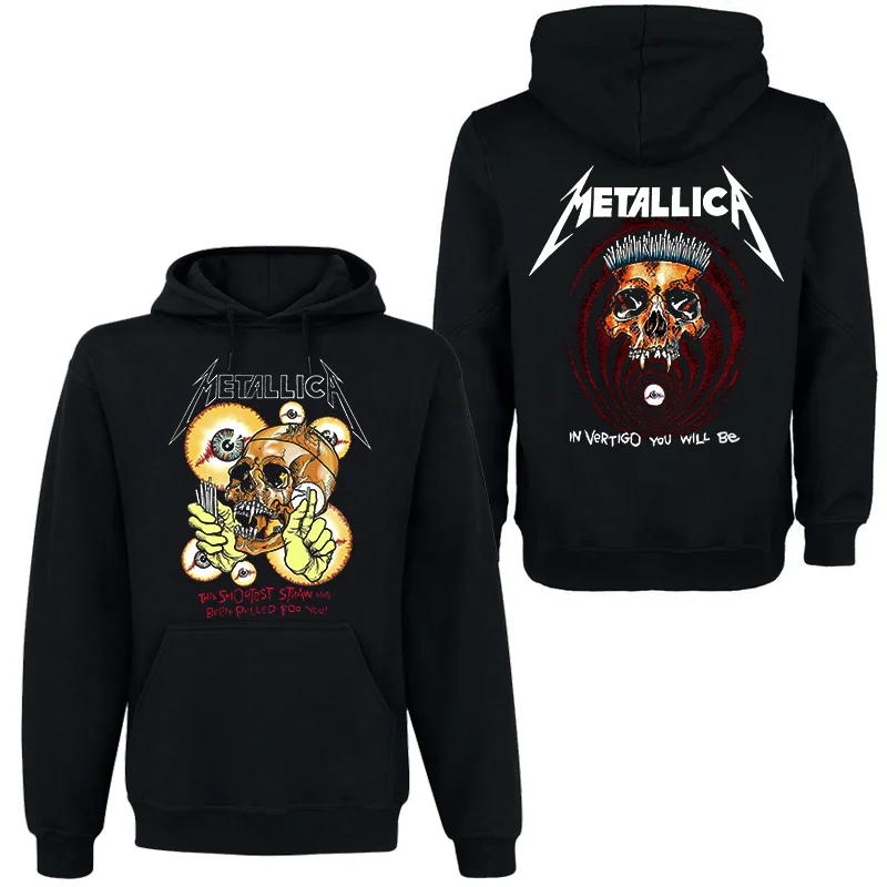 METALLICA Band Rock Dark Wind Hoodie Herren Street Hip Hop Top Bequemer Kapuzenpullover Herbst/Winter Persönlichkeit Herrenbekleidung – Detail 19