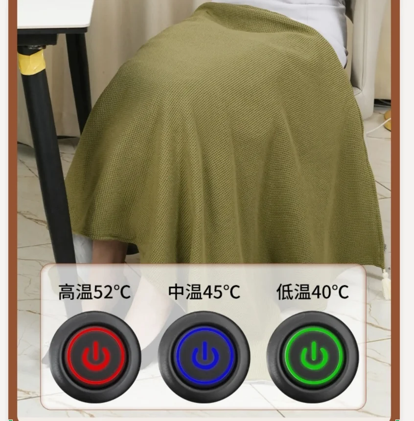 التدفئة الكهربائية التفاف الجرافين بطانية دافئة لفصل الشتاء للاستخدام الداخلي والخارجي CAD