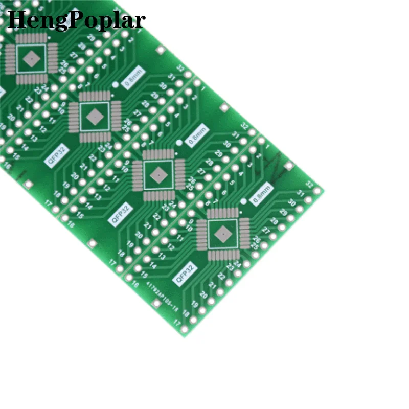 100Pcs HTQFP QFN32 to DIP32 QFN32 0.8/0.65mm QFP32 QFP32 PQFP LQFP Adapter Plate