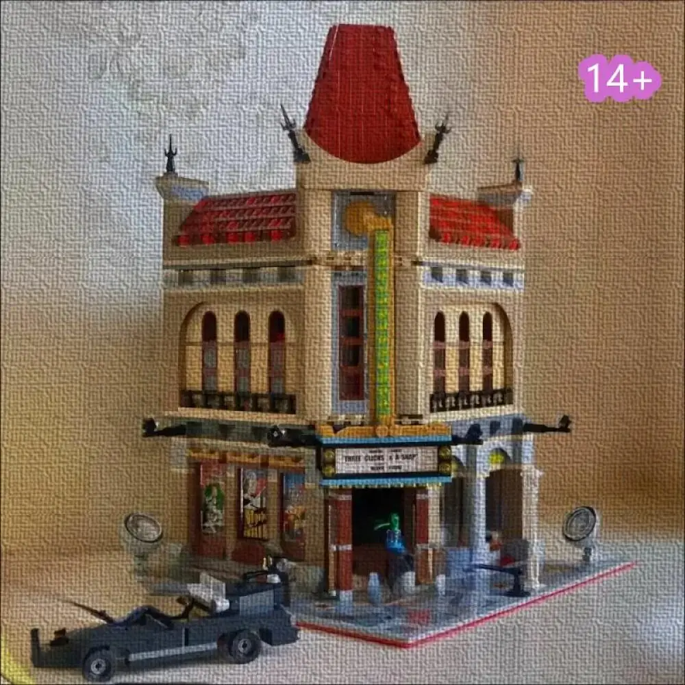 

2196pcs Hot Toy Modular Buildings City Street Palace Cinema 10232 Building Blocks Puzzle Model Toy Birthday Christmas Gifts