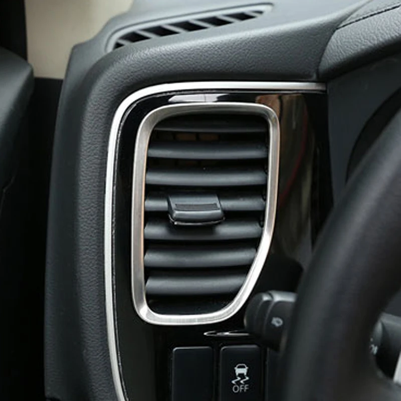 

2PCS Stainless Steel Air Conditioning Outlet Accessories For Mitsubishi Outlander 2013-2020