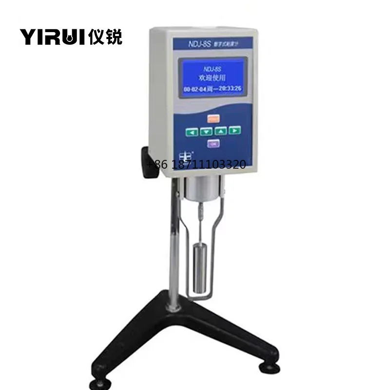 For Cosmetics Oil Testing Equipments Lab Digital NDJ-8S rotational Viscometer With Thermocell