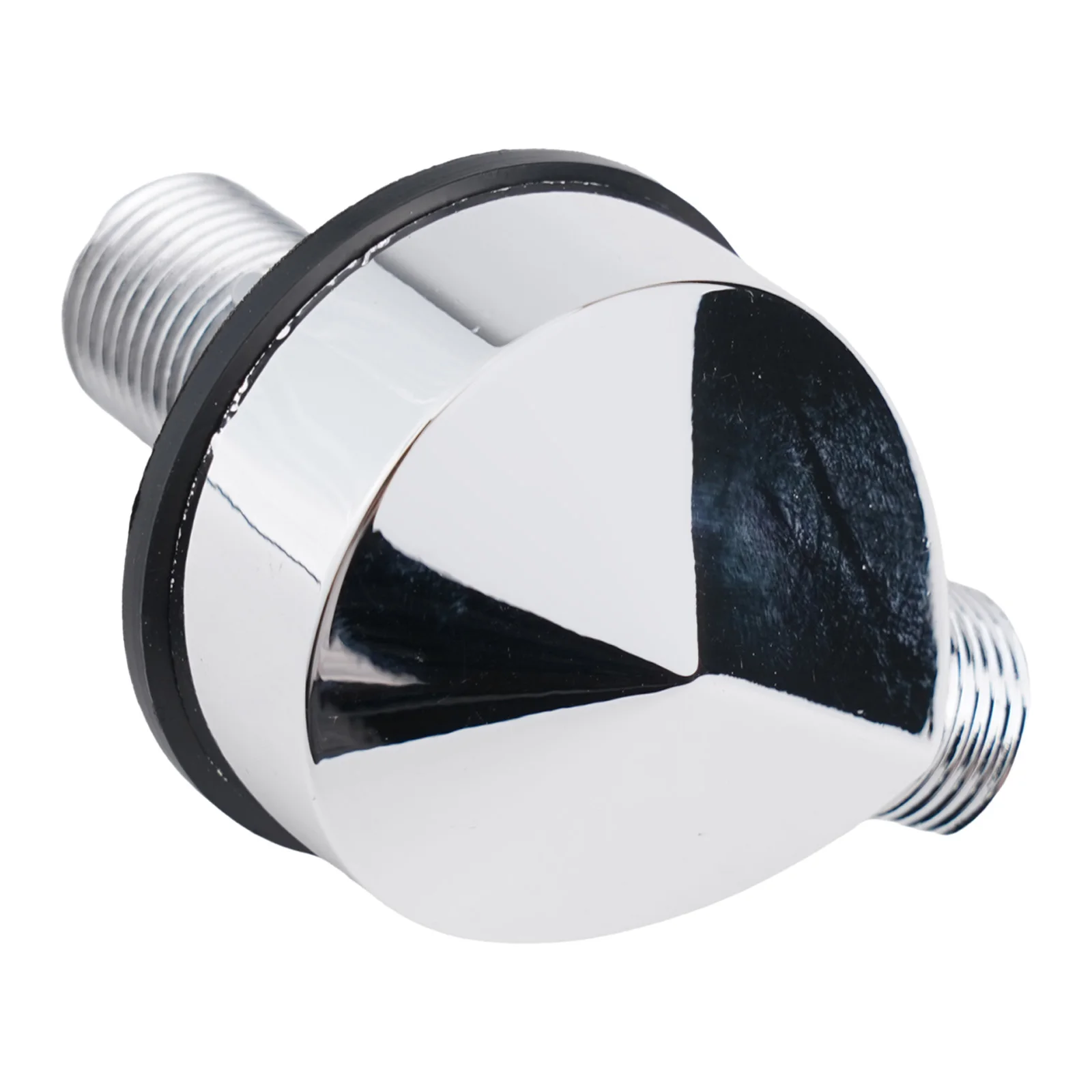 1 قطعة دش الكوع منفذ موصل الكروم اللون موصل الخرطوم جدار المخرج صمام دش مستدير أجزاء Banthroom