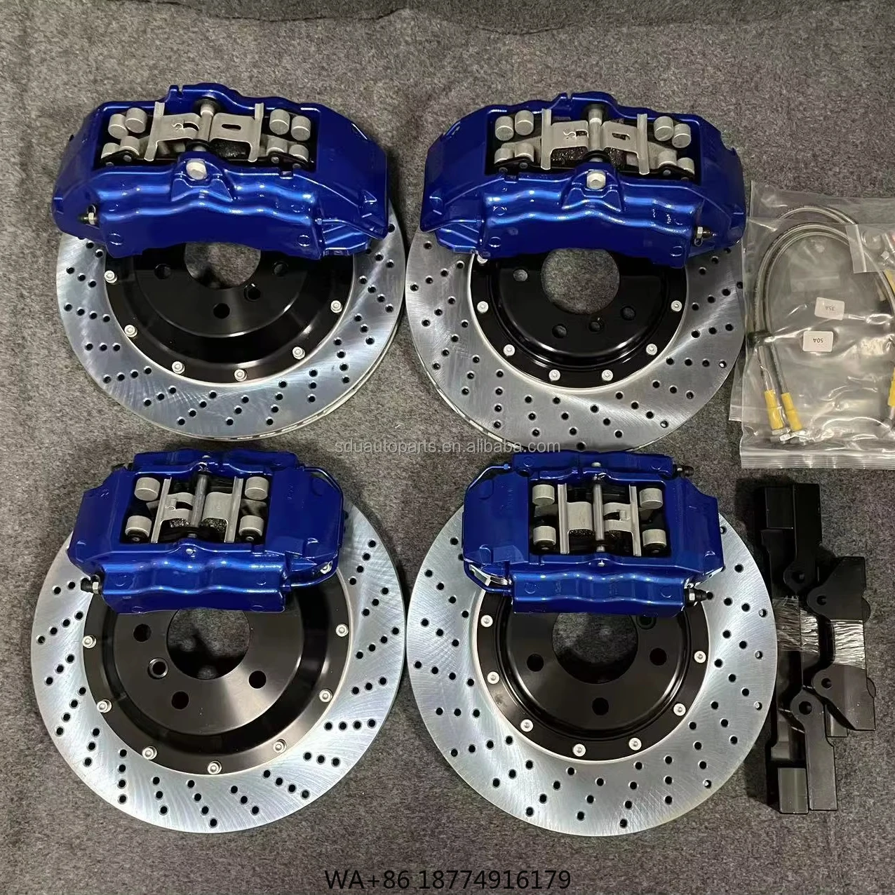 

6 горшков, 350 мм, передний 6 горшечных тормозных суппортов 18Z, большой тормозной комплект, тормозной суппорт для колес 2013 года 18 дюймов