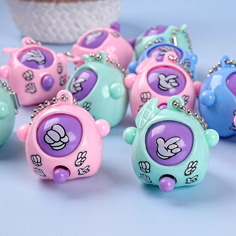 Funny Guessing Eggs Mini Keychain Gift