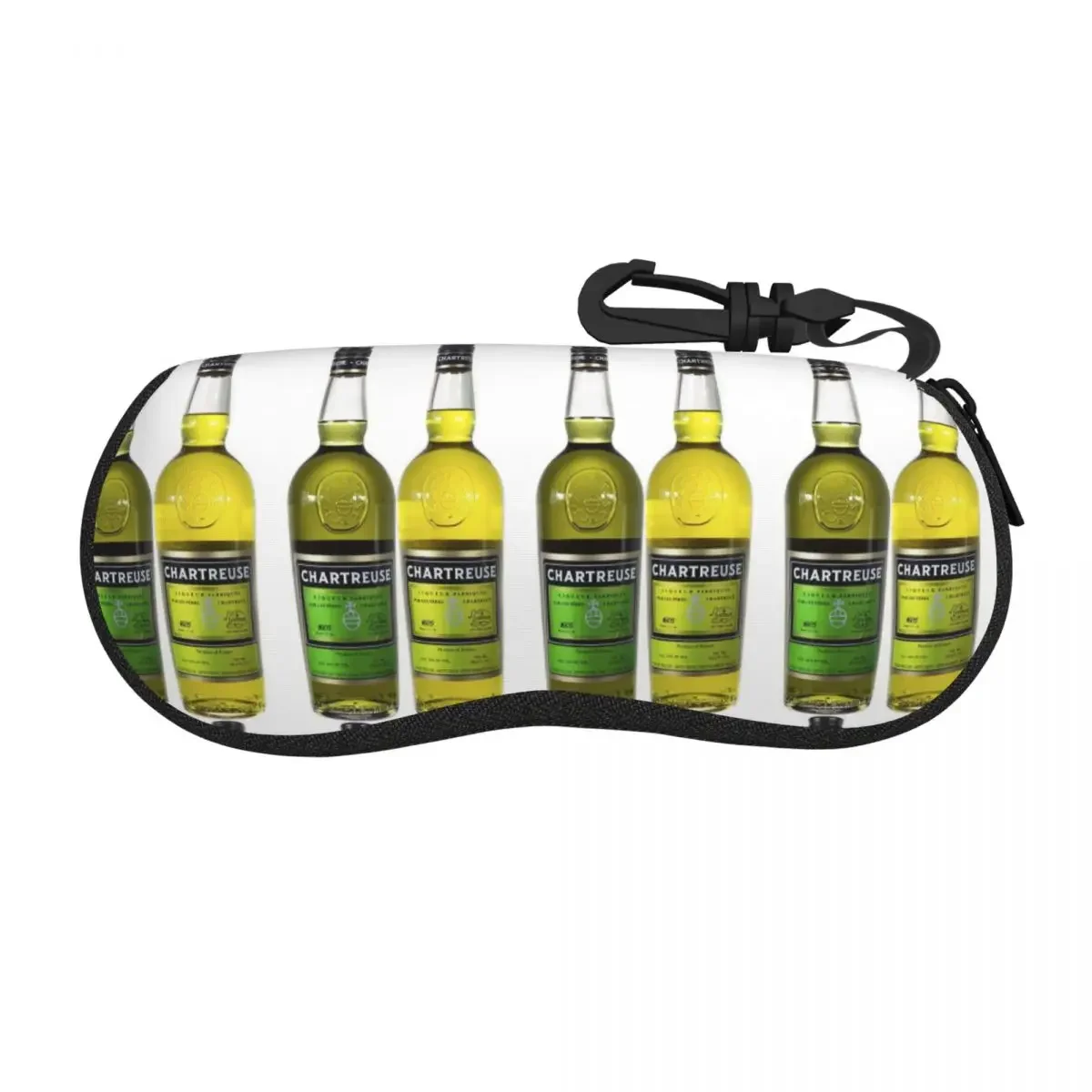 

Зеленая бутылка Chartreuse, картина маслом, чехол для очков, защитная коробка для солнцезащитных очков, женская и мужская мягкая сумка для очков, сумка