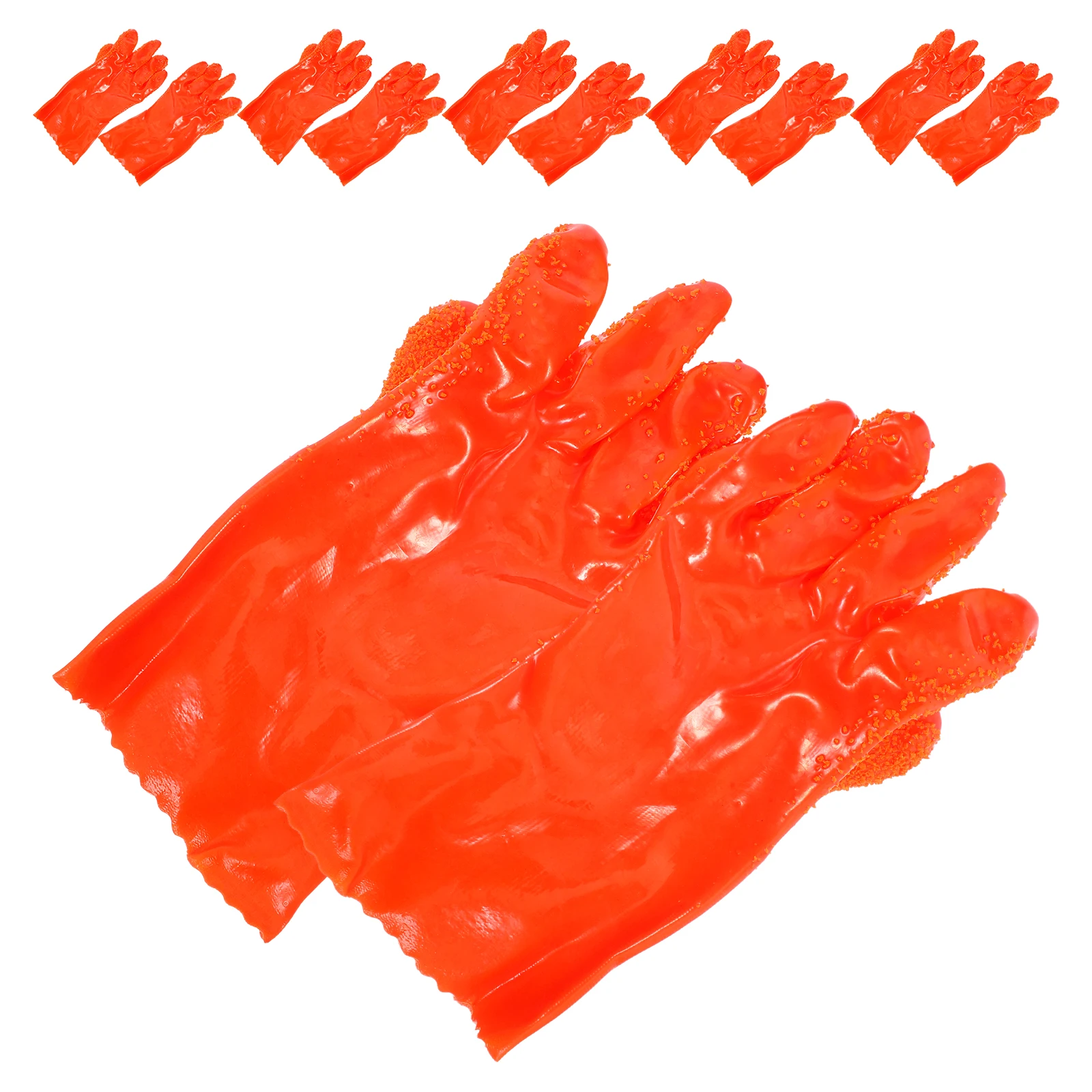 

6Pairs Plumbing Gloves Heavy Duty Water Proof Long Gloves for Sewer Cleaning Flexible Snake Design Abrasion Resistant Industrial