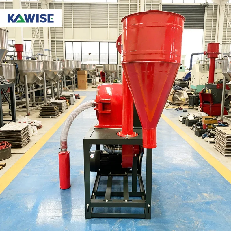 

800Kg/H Self Priming Corn Grinder Hammer Type Grain Crusher For Animal Feed Processing And Farm Use