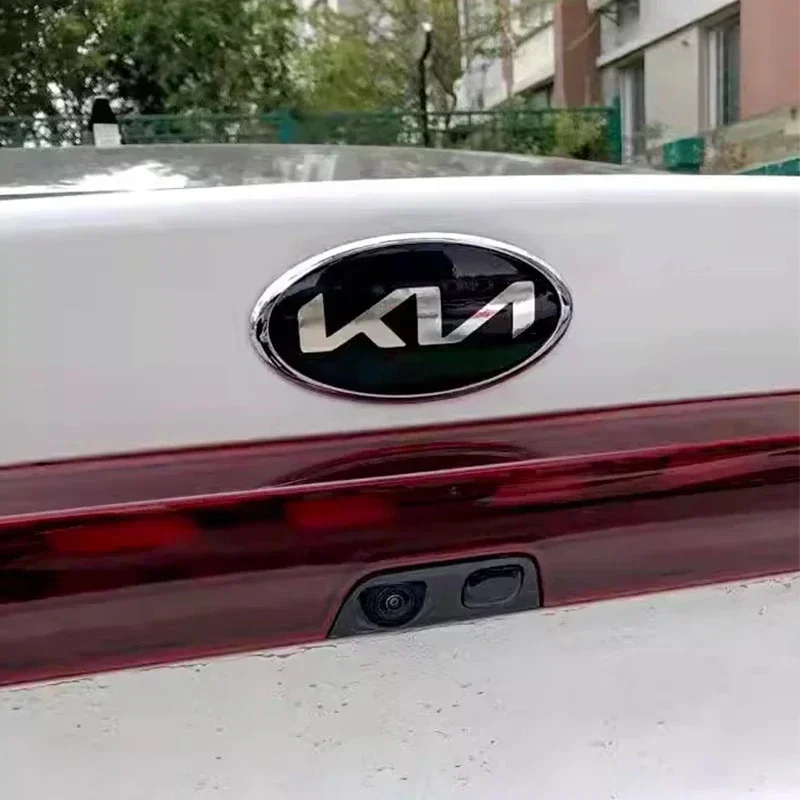 سيارة الجبهة فتاة الجبهة الخلفية الجذع شعار يغطي شارة ملصق لكيا EV6 سورينتو نيرو ستينغر Ceed كرنفال K5 K9 الروح كارينز VQ
